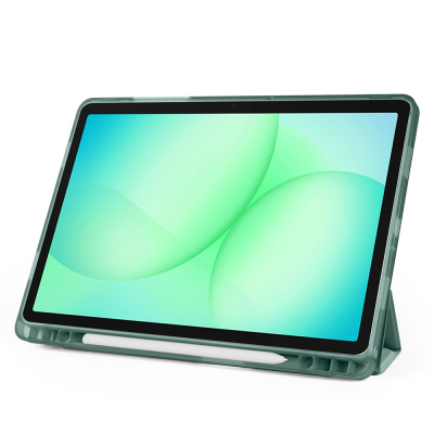 Galaxy Tab A11 Plus Case Zore Tri Folding Stand Case with Pen Compartment - 23