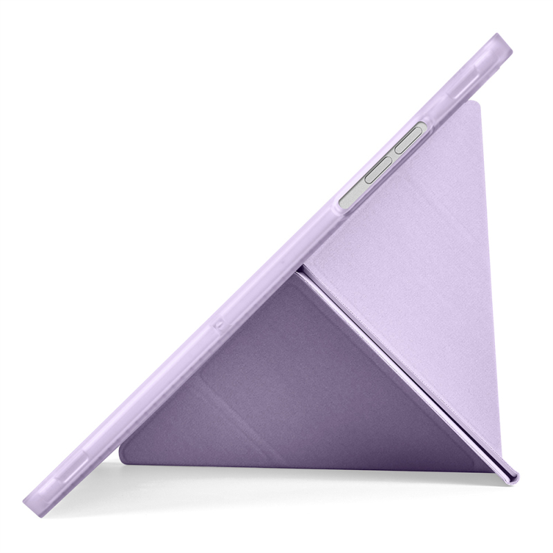 Galaxy Tab A11 Plus Case Zore Tri Folding Stand Case with Pen Compartment - 41