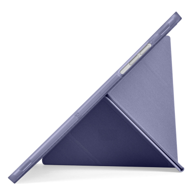 Galaxy Tab A11 Plus Case Zore Tri Folding Stand Case with Pen Compartment - 39