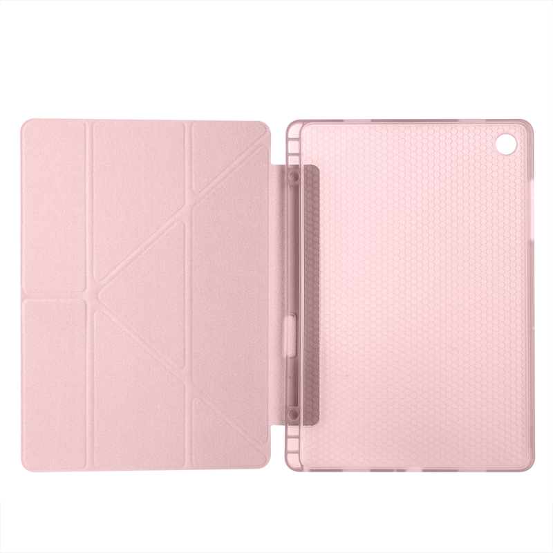 Galaxy Tab A11 Plus Case Zore Tri Folding Stand Case with Pen Compartment - 31