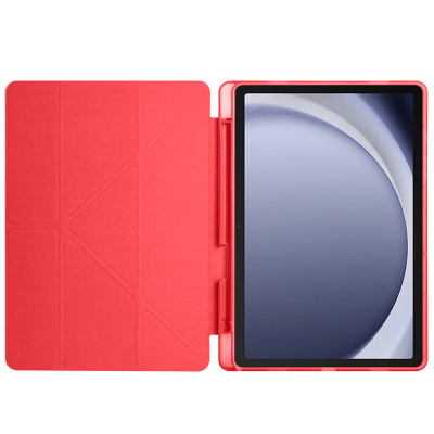 Galaxy Tab A11 Plus Case Zore Tri Folding Stand Case with Pen Compartment - 40