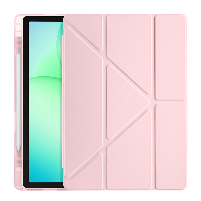 Galaxy Tab A11 Plus Kılıf Zore Tri Folding Kalem Bölmeli Standlı Kılıf - 19