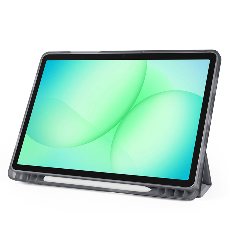 Galaxy Tab A11 Plus Kılıf Zore Tri Folding Kalem Bölmeli Standlı Kılıf - 35