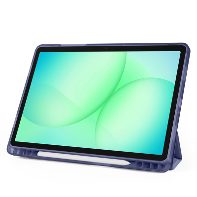 Galaxy Tab A11 Plus Kılıf Zore Tri Folding Kalem Bölmeli Standlı Kılıf - 34