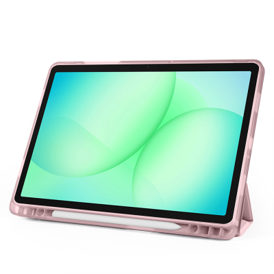 Galaxy Tab A11 Plus Kılıf Zore Tri Folding Kalem Bölmeli Standlı Kılıf - 33