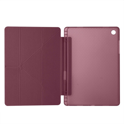 Galaxy Tab A11 Plus Kılıf Zore Tri Folding Kalem Bölmeli Standlı Kılıf - 70