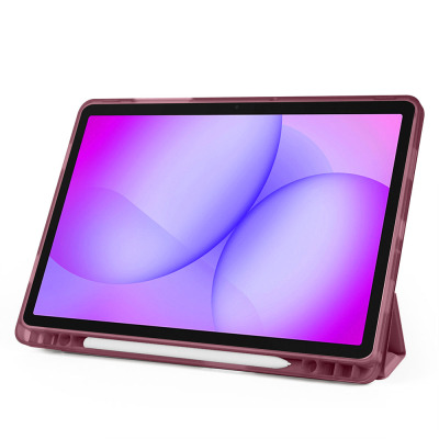 Galaxy Tab A11 Plus Kılıf Zore Tri Folding Kalem Bölmeli Standlı Kılıf - 71