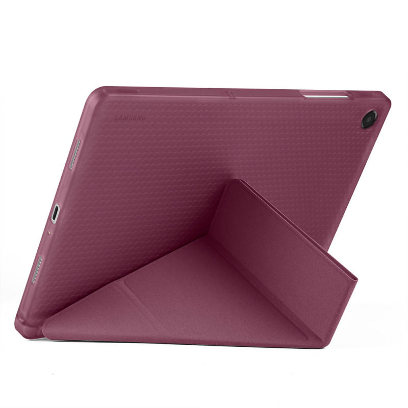 Galaxy Tab A11 Plus Kılıf Zore Tri Folding Kalem Bölmeli Standlı Kılıf - 73