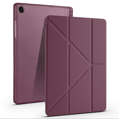Galaxy Tab A11 Plus Kılıf Zore Tri Folding Kalem Bölmeli Standlı Kılıf - 5