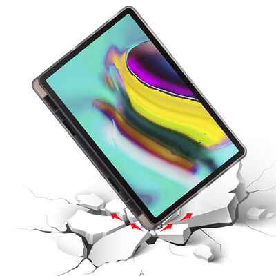 Galaxy Tab A7 10.4 T500 2020 Kılıf Zore Tri Folding Kalem Bölmeli Standlı Kılıf - 2