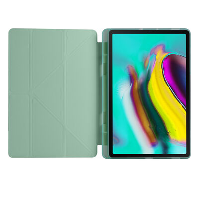 Galaxy Tab A7 10.4 T500 2020 Kılıf Zore Tri Folding Kalem Bölmeli Standlı Kılıf - 6