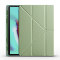 Galaxy Tab A7 10.4 T500 2020 Kılıf Zore Tri Folding Kalem Bölmeli Standlı Kılıf - 3