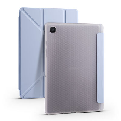 Galaxy Tab A7 10.4 T500 2020 Kılıf Zore Tri Folding Kalem Bölmeli Standlı Kılıf - 10