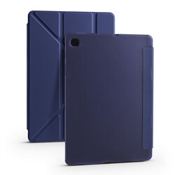 Galaxy Tab A7 10.4 T500 2020 Kılıf Zore Tri Folding Kalem Bölmeli Standlı Kılıf - 13