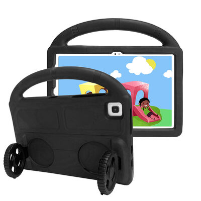 Galaxy Tab A7 10.4 T500 2020 Zore Wheel Car Tekerlek Standlı Tablet Eva Silikon Kılıf - 9