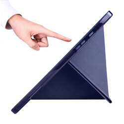 Galaxy Tab A8 10.5 SM-X200 (2021) Case Zore Tri Folding Pen Slot Stand Case - 13