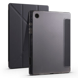 Galaxy Tab A8 10.5 SM-X200 (2021) Case Zore Tri Folding Pen Slot Stand Case - 7