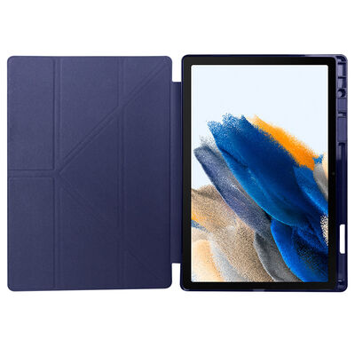 Galaxy Tab A8 10.5 SM-X200 (2021) Kılıf Zore Tri Folding Kalem Bölmeli Standlı Kılıf - 11