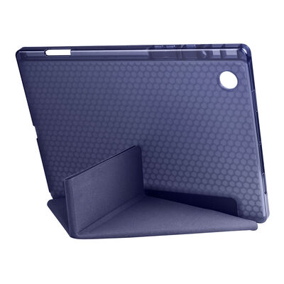 Galaxy Tab A8 10.5 SM-X200 (2021) Kılıf Zore Tri Folding Kalem Bölmeli Standlı Kılıf - 12
