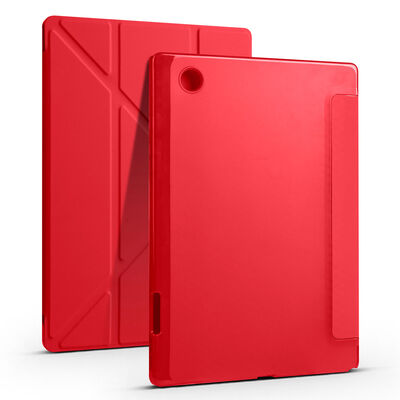 Galaxy Tab A8 10.5 SM-X200 (2021) Kılıf Zore Tri Folding Kalem Bölmeli Standlı Kılıf - 8