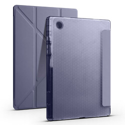 Galaxy Tab A8 10.5 SM-X200 (2021) Kılıf Zore Tri Folding Kalem Bölmeli Standlı Kılıf - 3