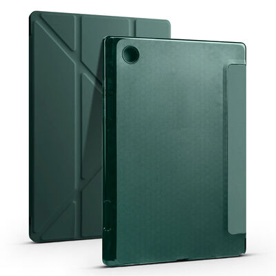 Galaxy Tab A8 10.5 SM-X200 (2021) Kılıf Zore Tri Folding Kalem Bölmeli Standlı Kılıf - 2