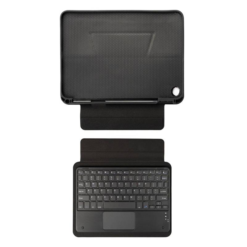 Galaxy Tab A8 10.5 SM-X200 (2021) Zore Border Keyboard Bluetooh Bağlantılı Standlı Klavyeli Tablet Kılıfı