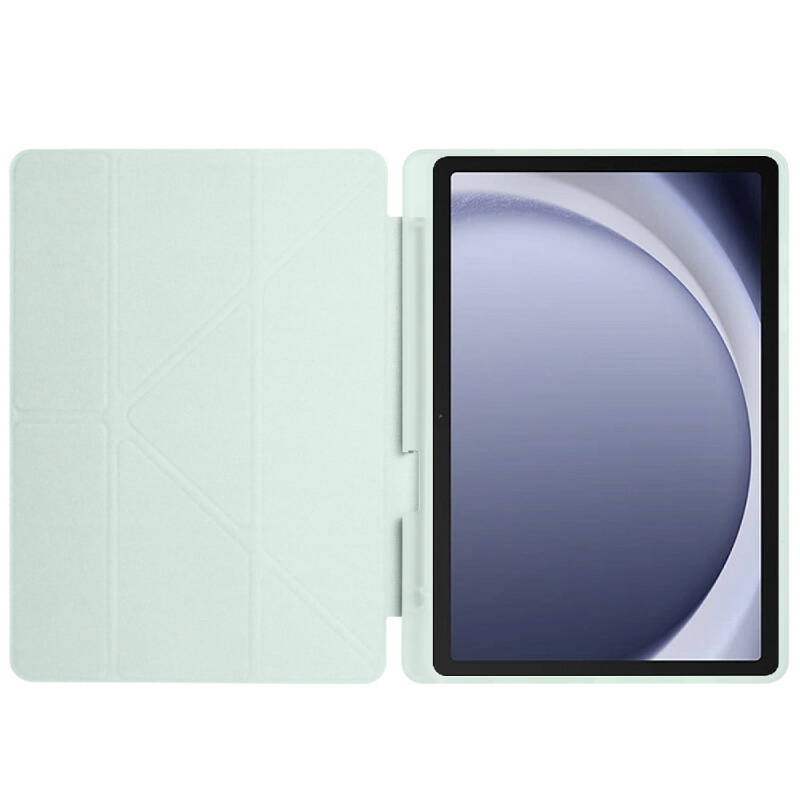 Galaxy Tab A9 Case Pen Compartment Zore Tri Folding Stand Case - 36