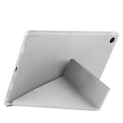 Galaxy Tab A9 Plus Case Pen Compartment Zore Tri Folding Stand Case - 44
