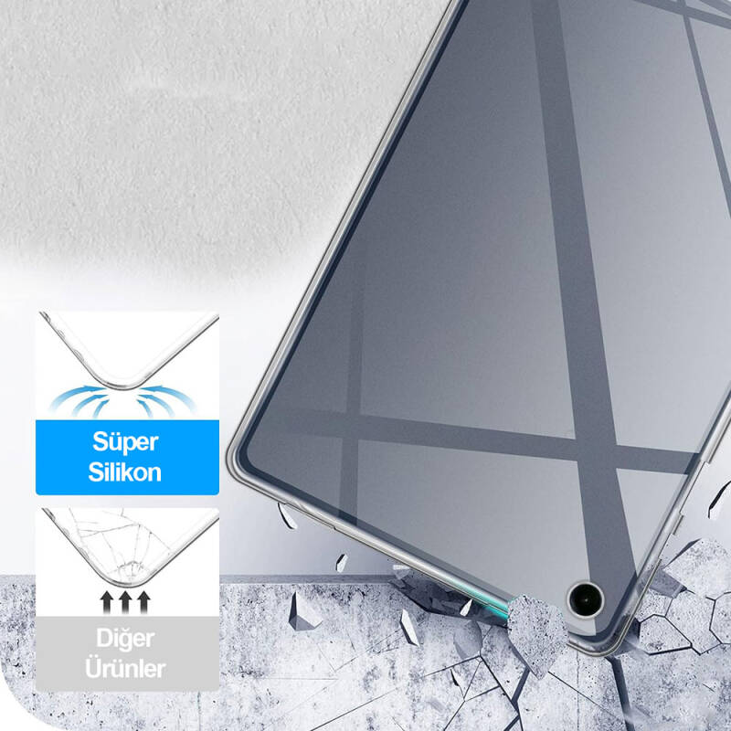 Galaxy Tab A9 Plus Kılıf Zore Tablet Süper Silikon Kapak - 6