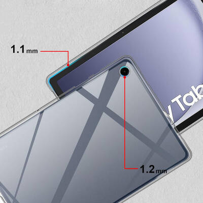 Galaxy Tab A9 Plus Kılıf Zore Tablet Süper Silikon Kapak - 8