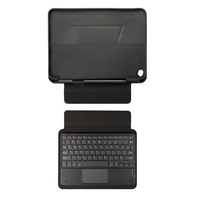 Galaxy Tab A9 Plus Zore Border Keyboard Bluetooh Bağlantılı Standlı Klavyeli Tablet Kılıfı - 5