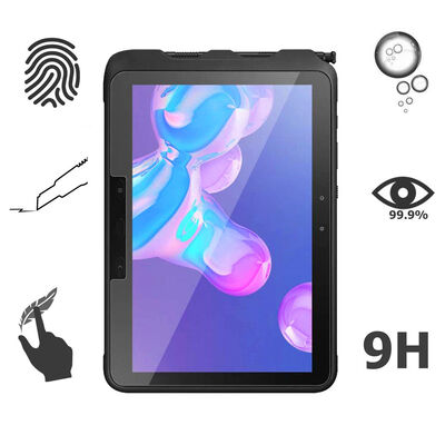 Galaxy Tab Active Pro T547 Zore Tablet Tempered Glass Screen Protector - 4