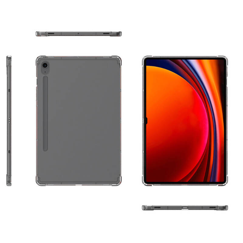 Galaxy Tab S10 FE Case Zore Tablet Nitro Anti Shock Silicone Cover - 6
