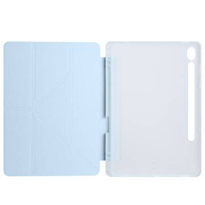 Galaxy Tab S10 FE Kılıf Zore Tri Folding Kalem Bölmeli Standlı Kılıf - 44