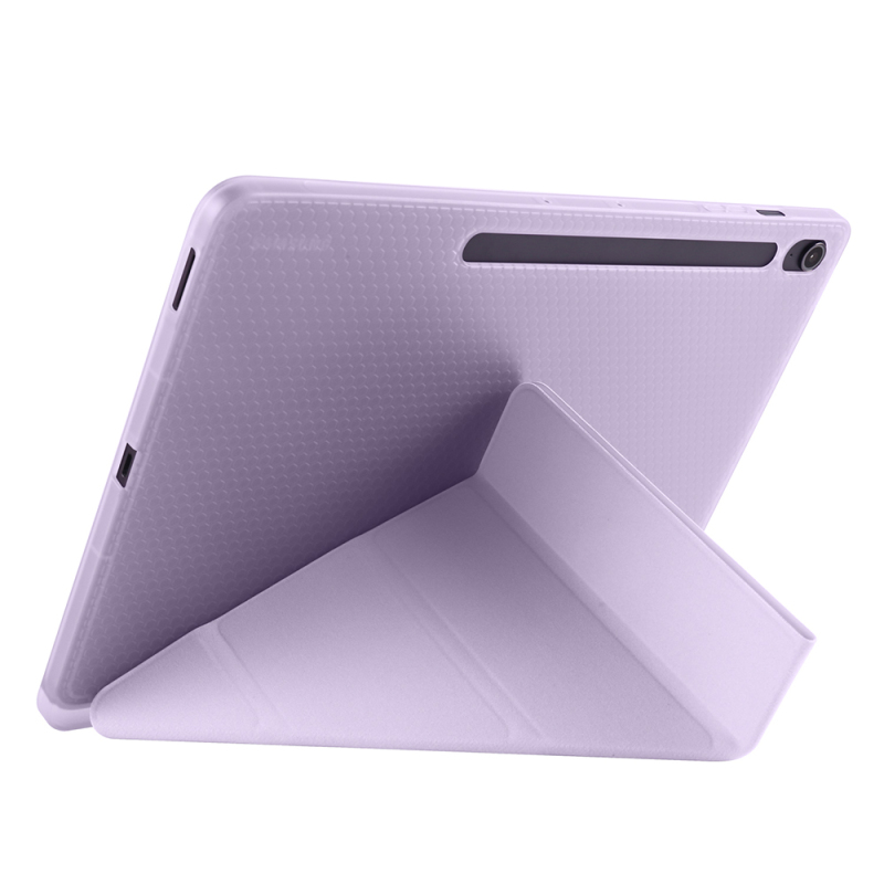 Galaxy Tab S10 FE Plus Kılıf Zore Tri Folding Kalem Bölmeli Standlı Kılıf - 27