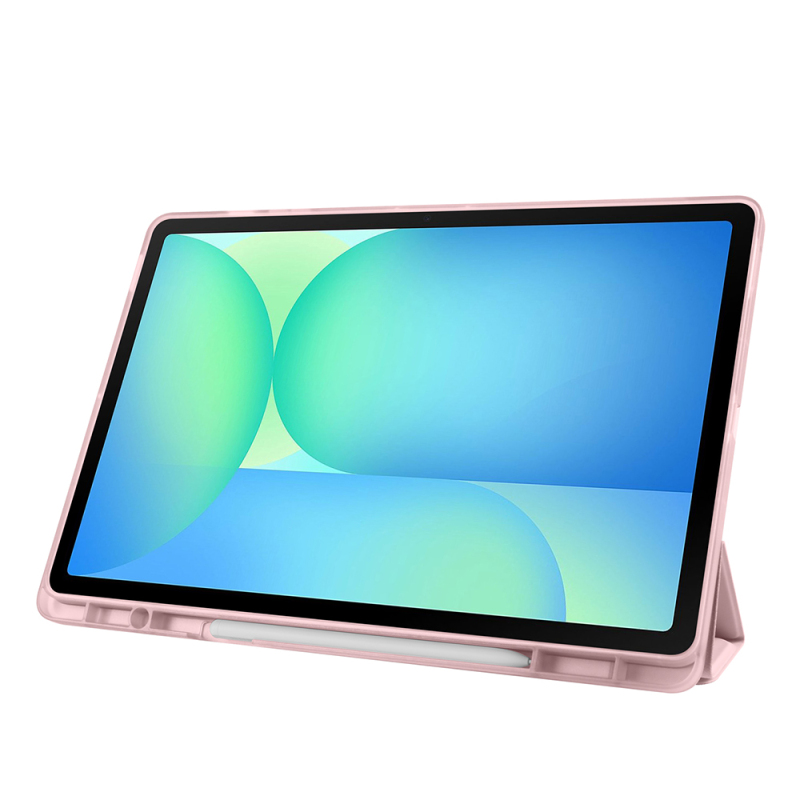 Galaxy Tab S10 FE Plus Kılıf Zore Tri Folding Kalem Bölmeli Standlı Kılıf - 48