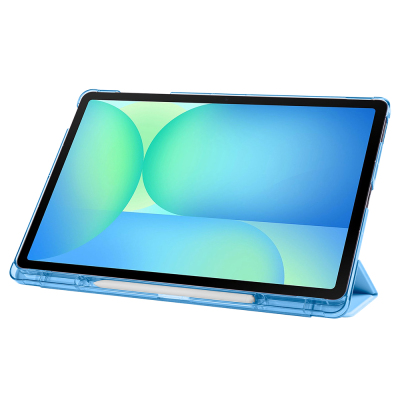 Galaxy Tab S10 FE Plus Zore Smart Cover Kalem Bölmeli Standlı 1-1 Kılıf - 33