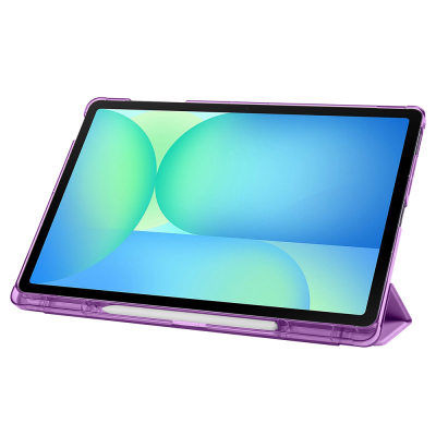 Galaxy Tab S10 FE Plus Zore Smart Cover Kalem Bölmeli Standlı 1-1 Kılıf - 29