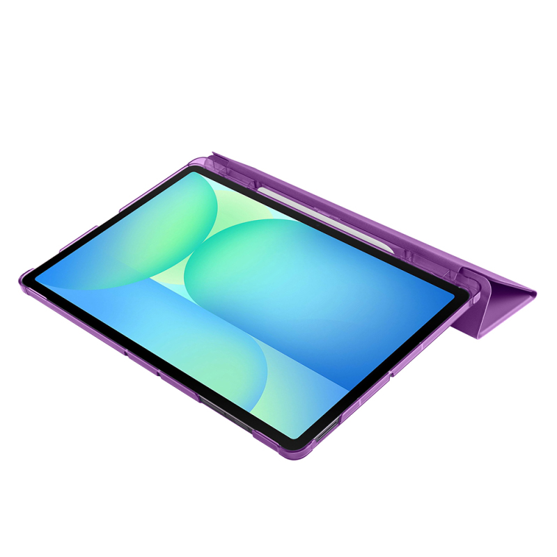 Galaxy Tab S10 FE Plus Zore Smart Cover Kalem Bölmeli Standlı 1-1 Kılıf - 37