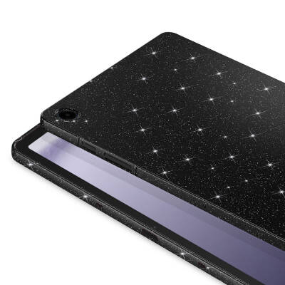 Galaxy Tab S10 FE Simli Parlak Görünümlü Zore Tablet Koton Kılıf - 17