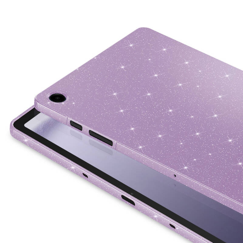 Galaxy Tab S10 FE Simli Parlak Görünümlü Zore Tablet Koton Kılıf - 20