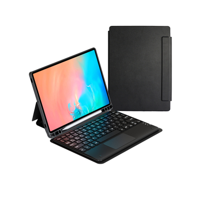 Galaxy Tab S10 FE Zore Border Keyboard Bluetooh Bağlantılı Standlı Klavyeli Tablet Kılıfı - 5