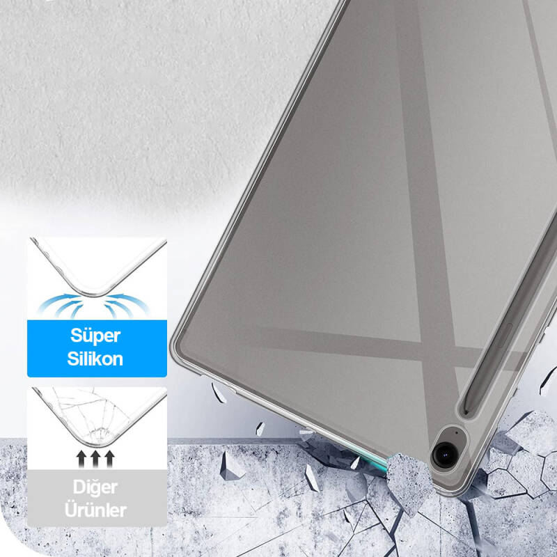 Galaxy Tab S10 Lite Kılıf Zore Tablet Süper Silikon Kapak - 9