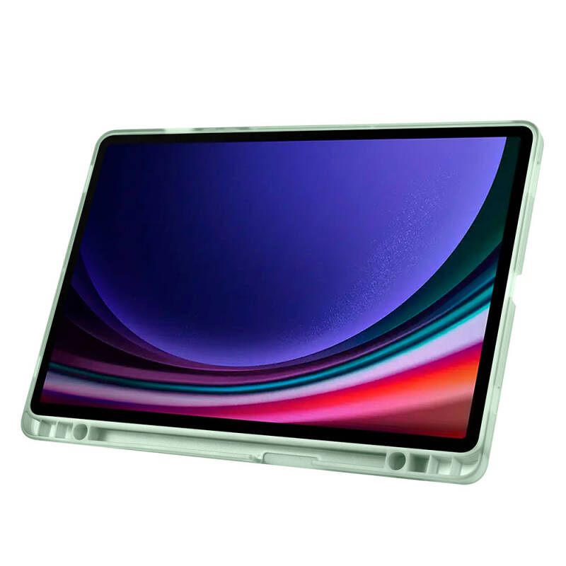 Galaxy Tab S10 Lite Kılıf Zore Tri Folding Kalem Bölmeli Standlı Kılıf - 20