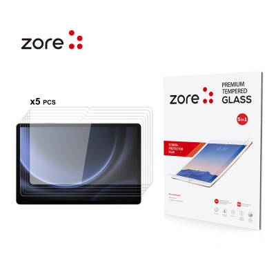 Galaxy Tab S10 Lite Zore 5in1 Tablet Tempered Glass Screen Protector - 2
