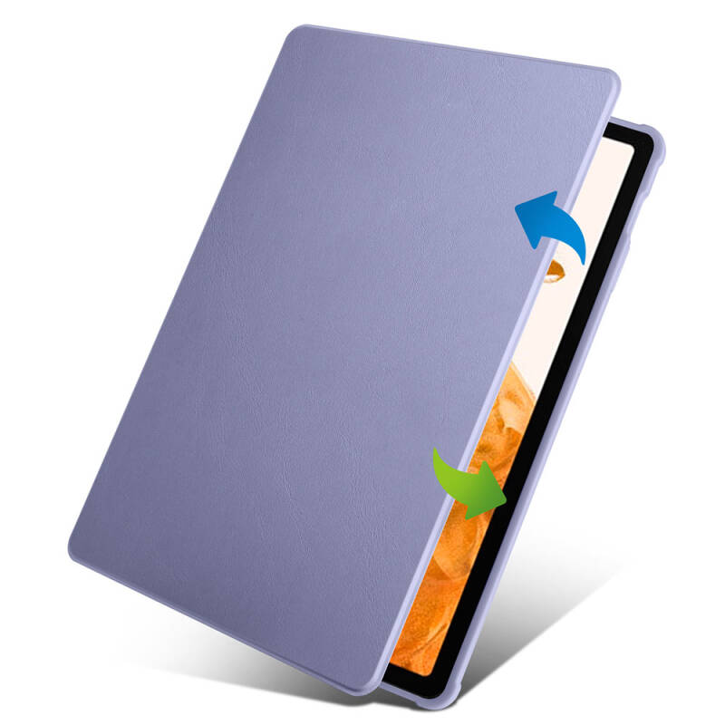 Galaxy Tab S10 Plus Case Zore Thermal Pen Case Rotatable Stand - 18