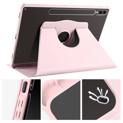 Galaxy Tab S10 Plus Case Zore Thermal Pen Case Rotatable Stand - 41