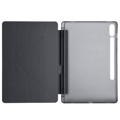 Galaxy Tab S10 Plus Case Zore Tri Folding Stand Case Pen Compartment - 36