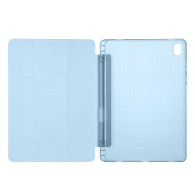 Galaxy Tab S11 Case Zore Tri Folding Stand Case with Pen Compartment - 21